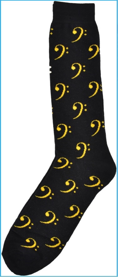 Bass Clef Socks (Men's)