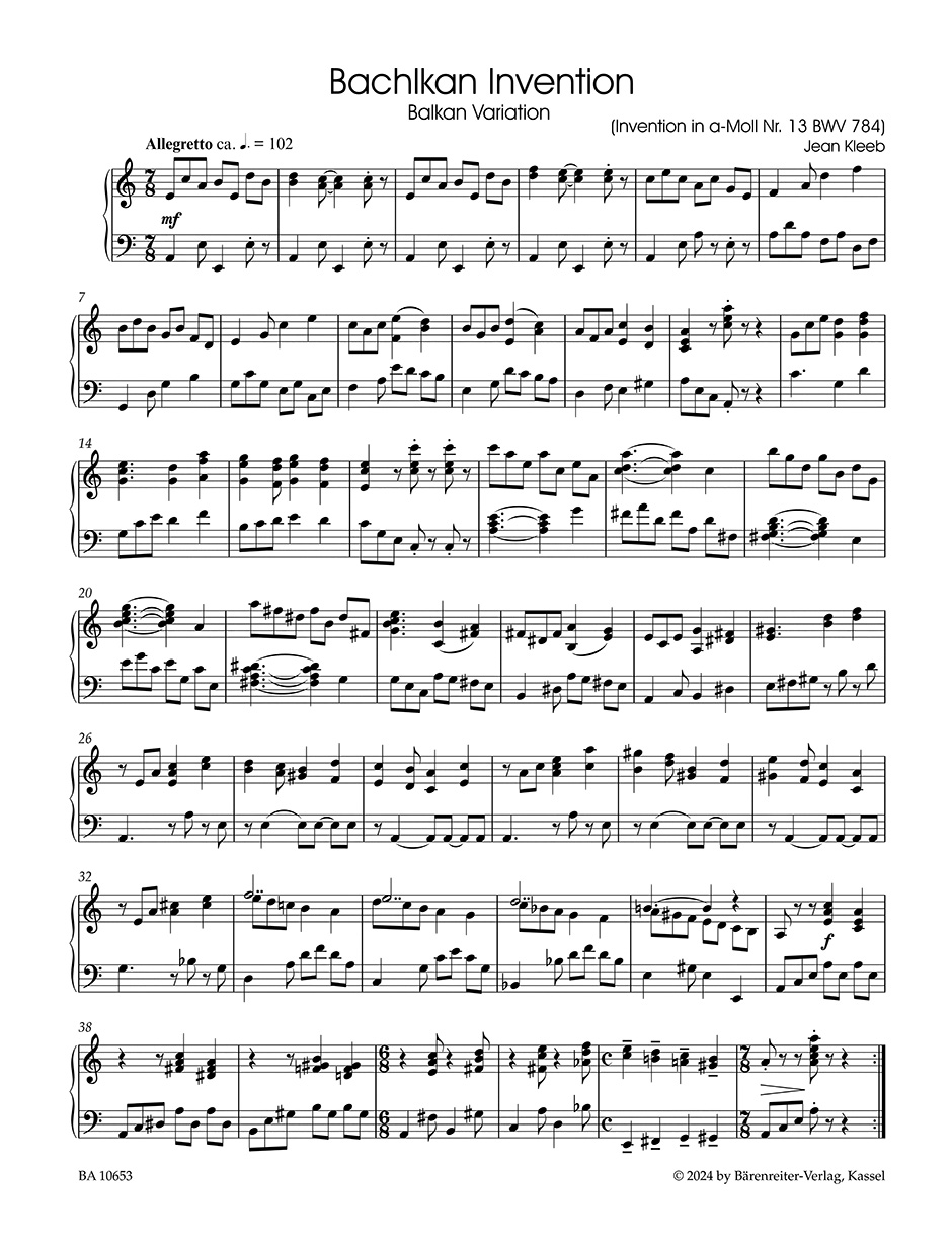 Bach goes World - 14 Popular Arrangements