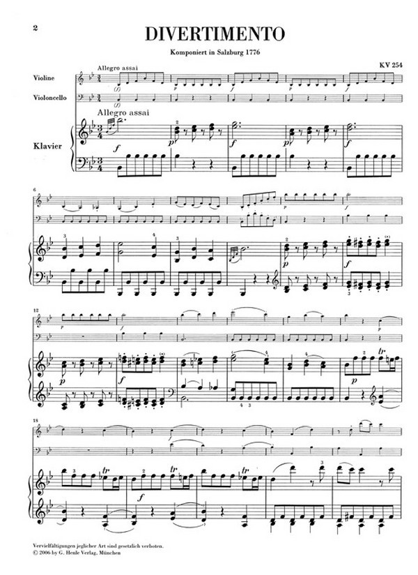 Klaviertrios Band 1