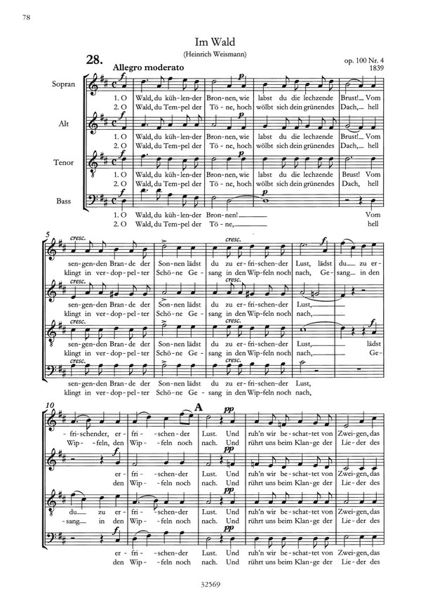 28 Lieder op.41, 48, 59, 88, 100