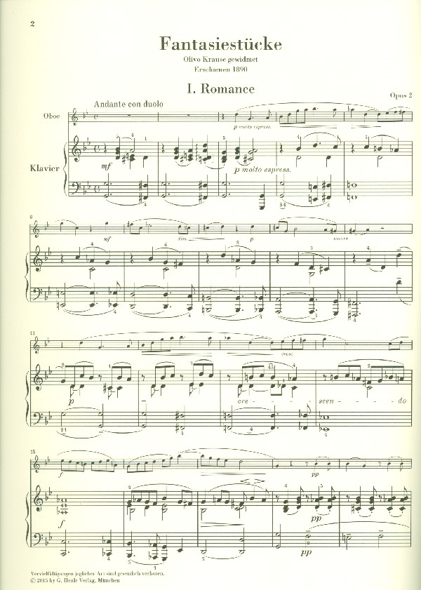 Fantasiestücke op.2