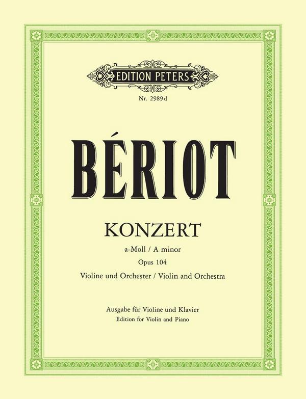 Konzert a-Moll Nr.9 op.104 für Violine und Orchester