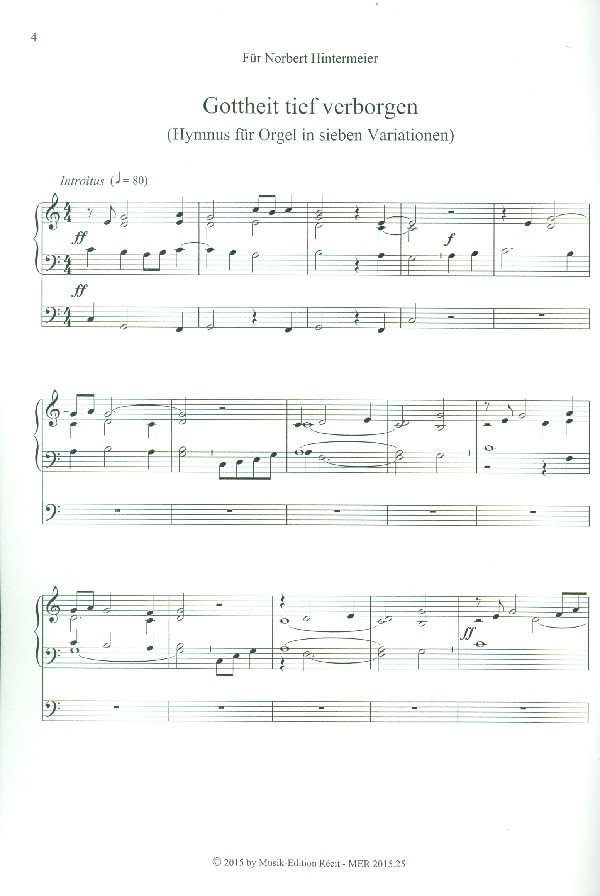 Gottheit tief verborgen