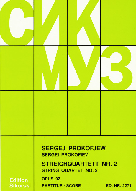 Streichquartett Nr.2 op.92