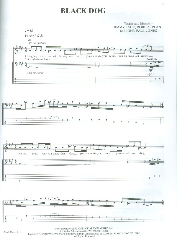 Led Zeppelin: Bass Tab Anthology