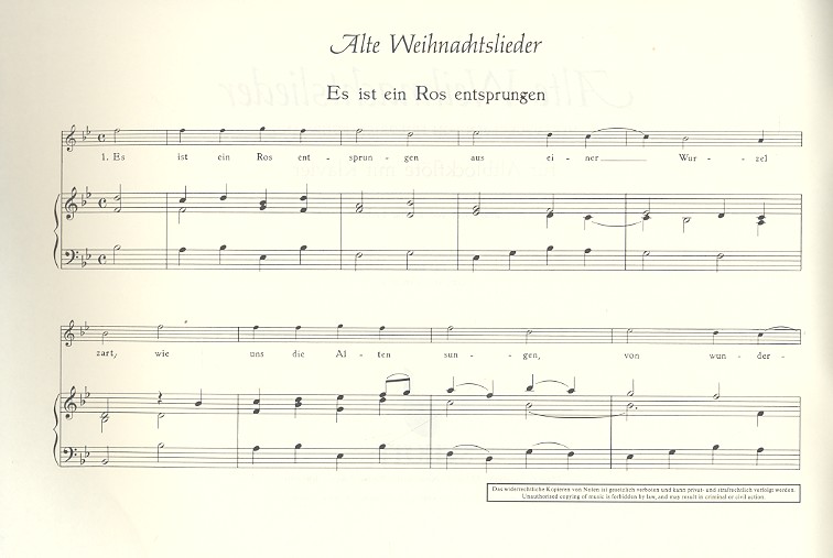 Alte Weihnachtslieder