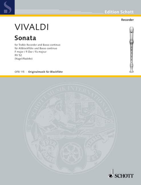 Sonate F-Dur RV52