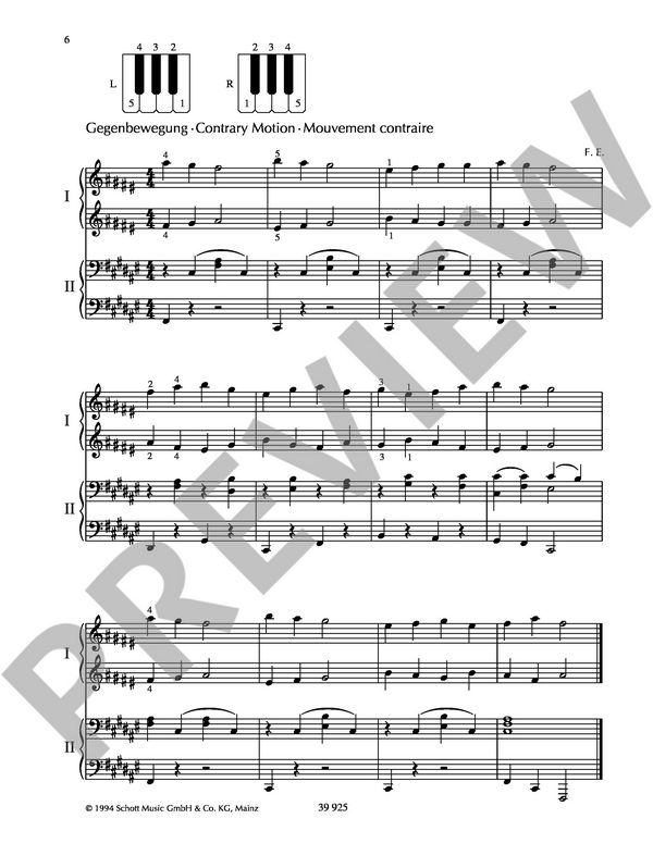 Wir spielen vierhändig