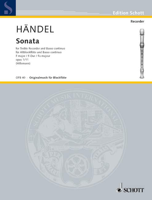 Sonata Nr.11 F-Dur, aus 4 Sonaten op. 1/11 HWV 369