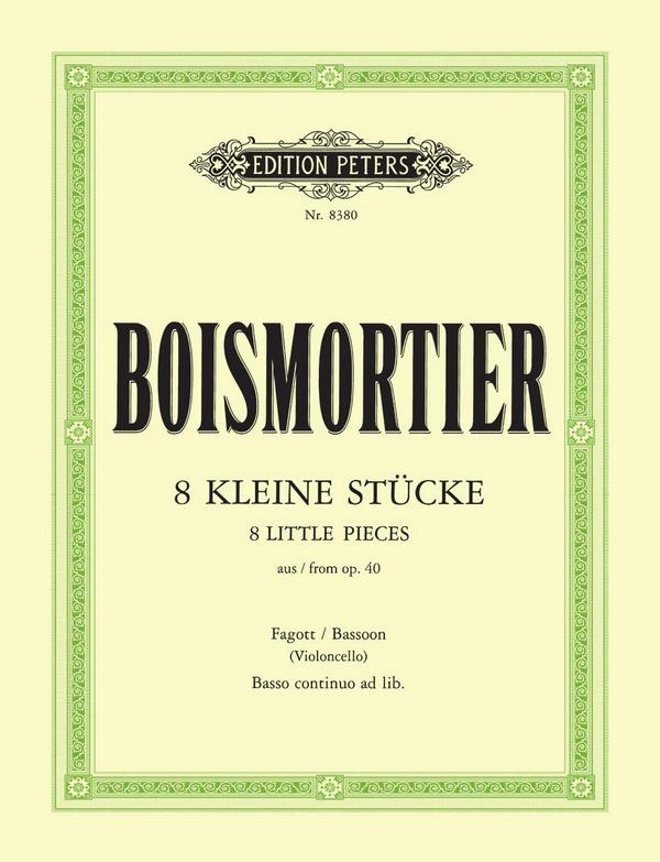 8 kleine Stücke aus op. 40