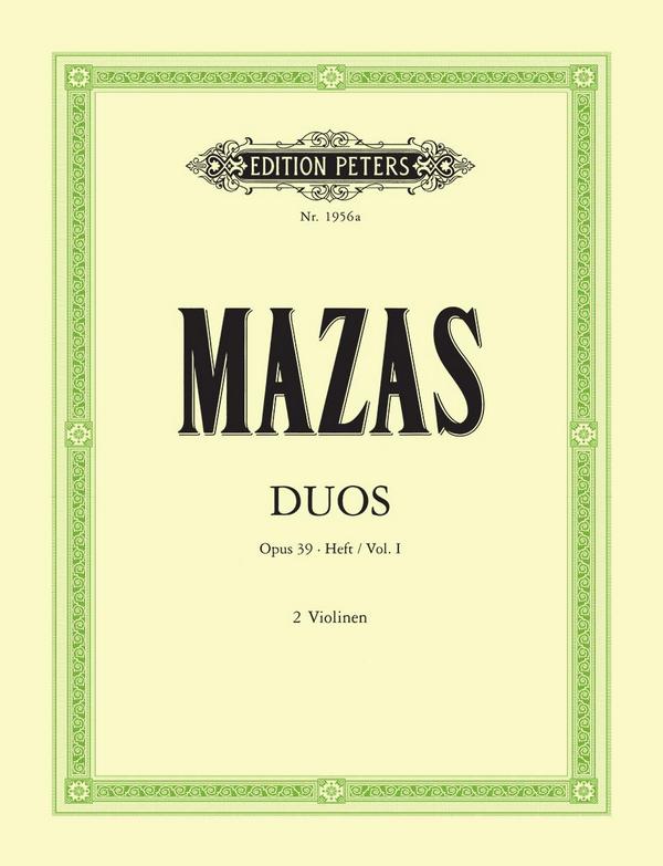 6 Duos op.39 Band 1 (Nr.1-3)