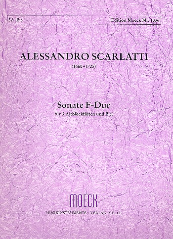 Sonate für 3 Altblockflöten
