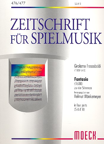 Fantasia für 4 Blockflöten