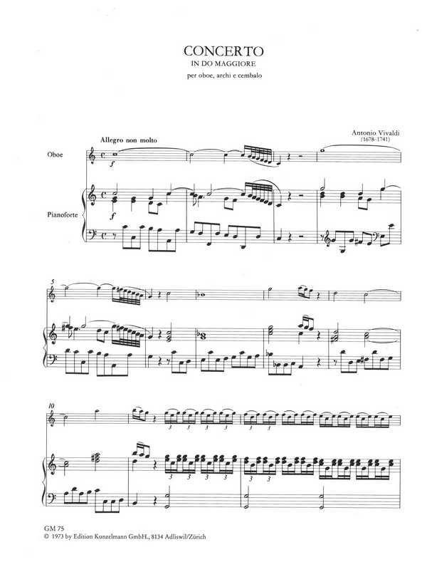 Konzert C-Dur FVII:6 PV41 RV447