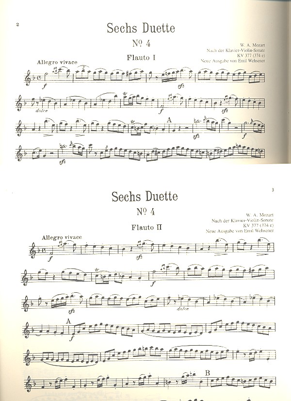 6 Duette Band 2 (Nr.4-6) KVAnh.157