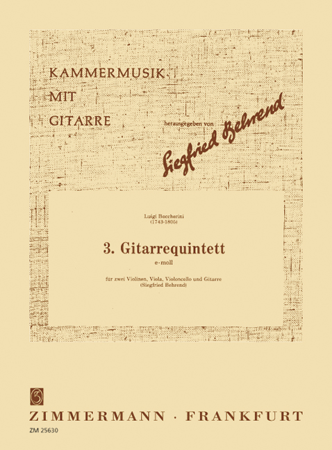Quintett e-Moll Nr.3