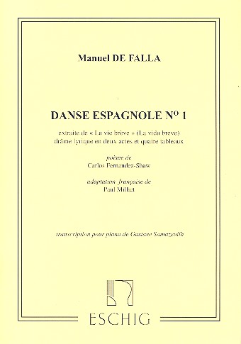 Danse espagnole no.1 tirées de