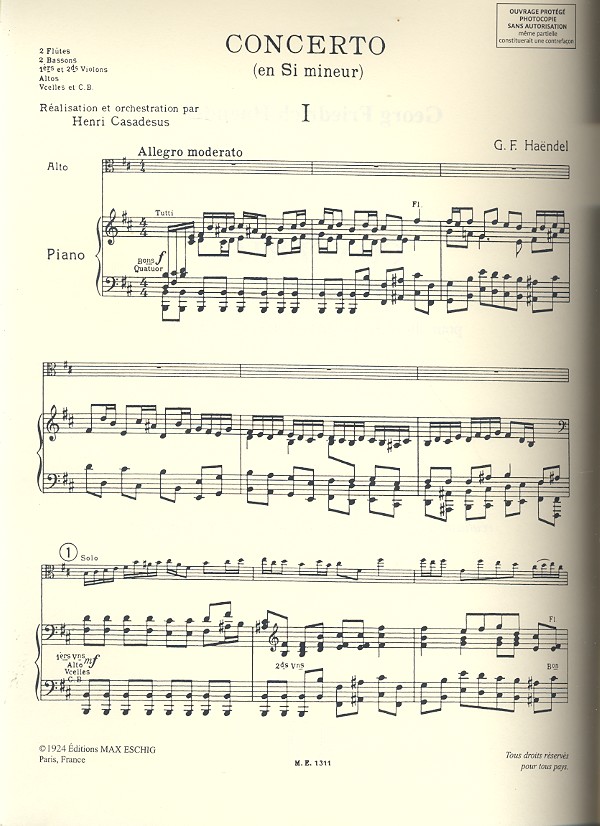 Concerto si mineur