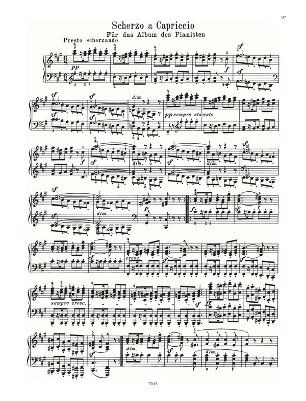 Klavierwerke Band 3 op.28, 35, 54, 82, 83, 104