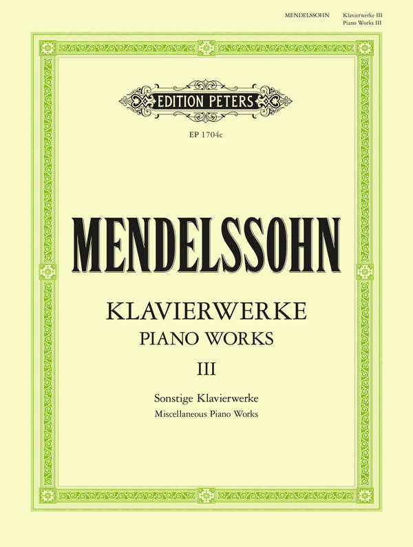 Klavierwerke Band 3 op.28, 35, 54, 82, 83, 104