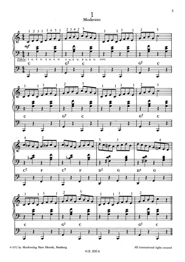 Rhythmische Geläufigkeitsübungen