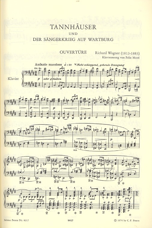 Tannhäuser WWV70