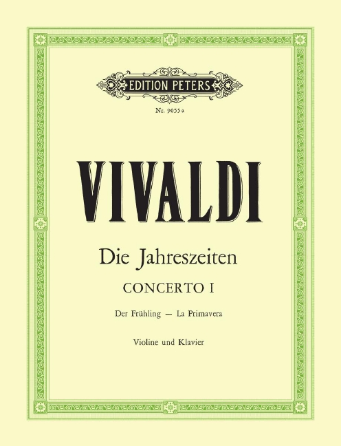 Konzert E-Dur op.8,1 für Violine und Streicher