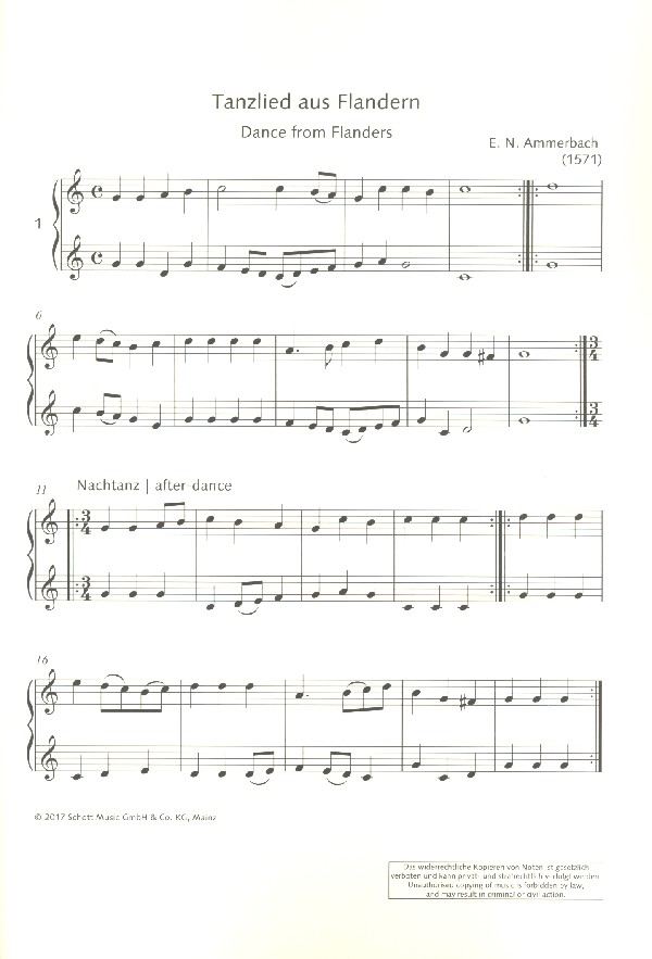 Kleine Duette alter Meister Band 1