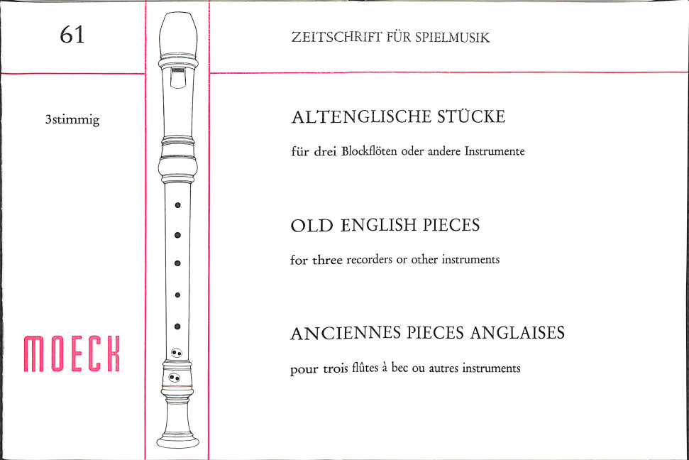 Altenglische Stücke für