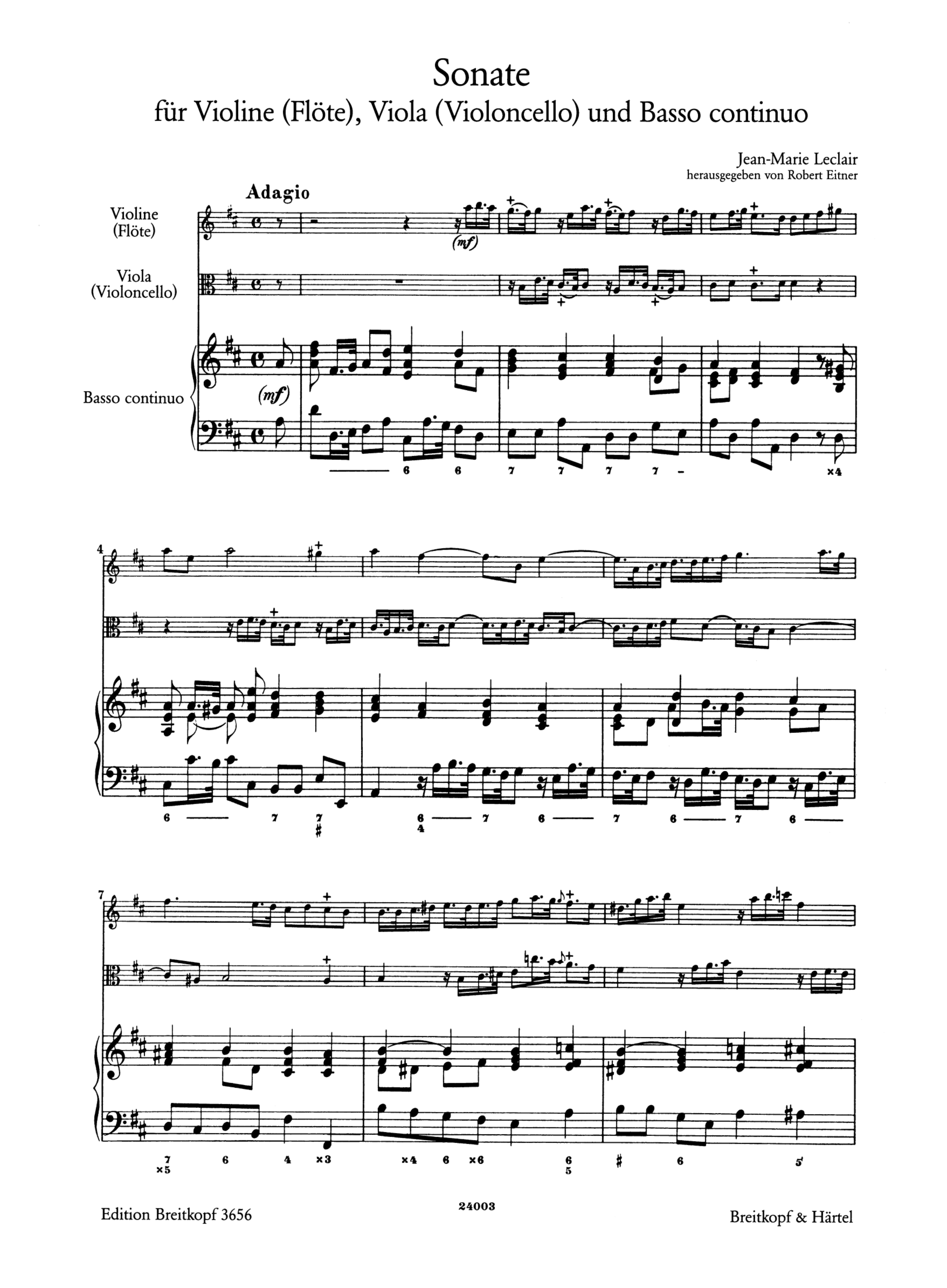 Sonate D-Dur