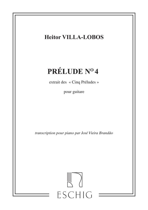 Prelude Nr. 4 (5 Preludes)