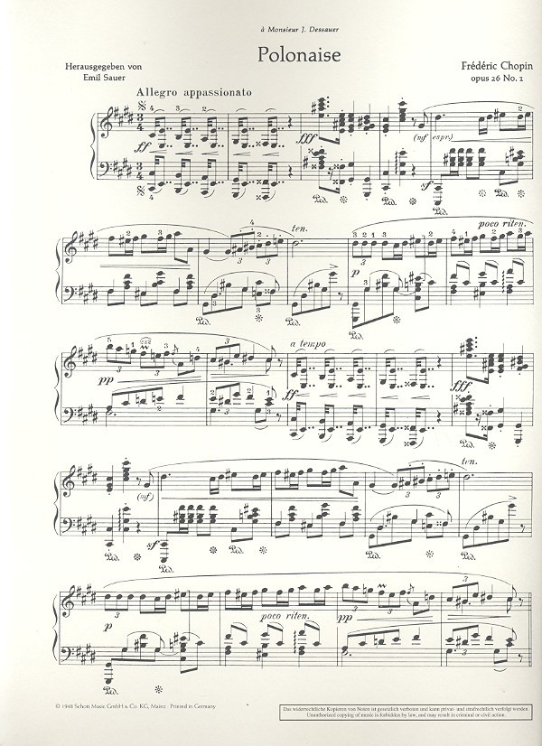 Polonaise cis-Moll op. 26/1