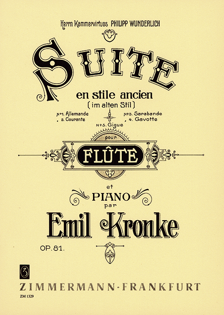 Suite en stile ancien op.81