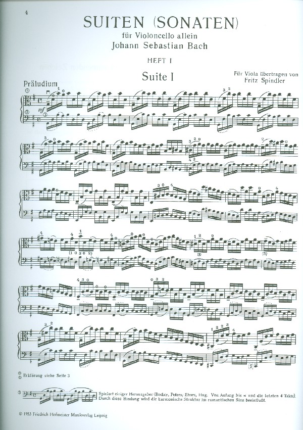 Suiten für Violoncello Band 1 (Nr.1-3)
