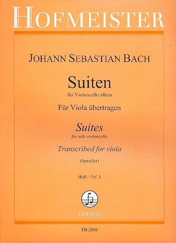 Suiten für Violoncello Band 1 (Nr.1-3)