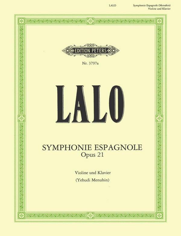 Symphonie espagnole op.21 für Violine und Orchester