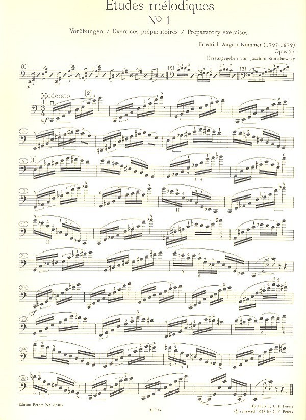 10 melodische Etüden op.57