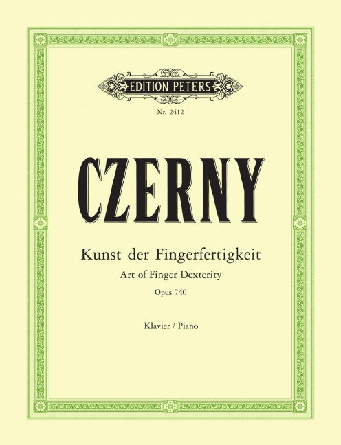 Die Kunst der Fingerfertigkeit op.740
