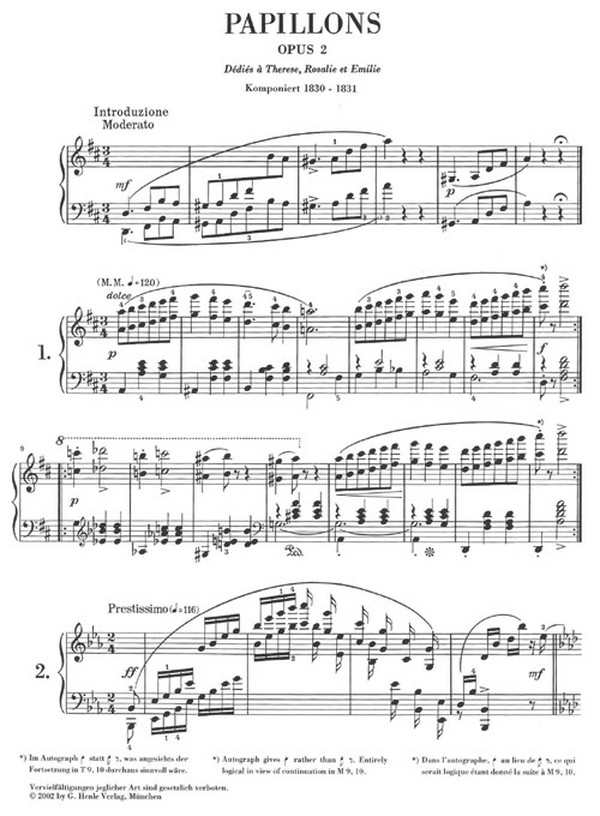 Papillons op.2