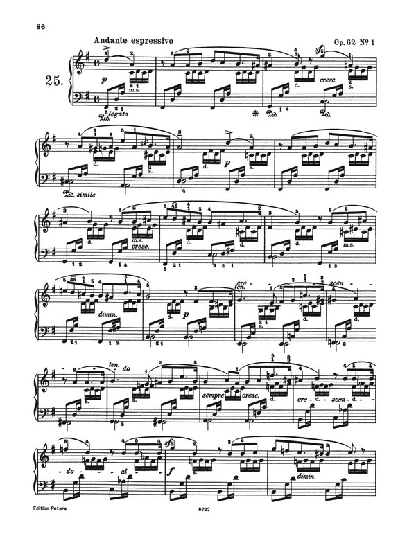 Klavierwerke Band 1 Lieder ohne Worte