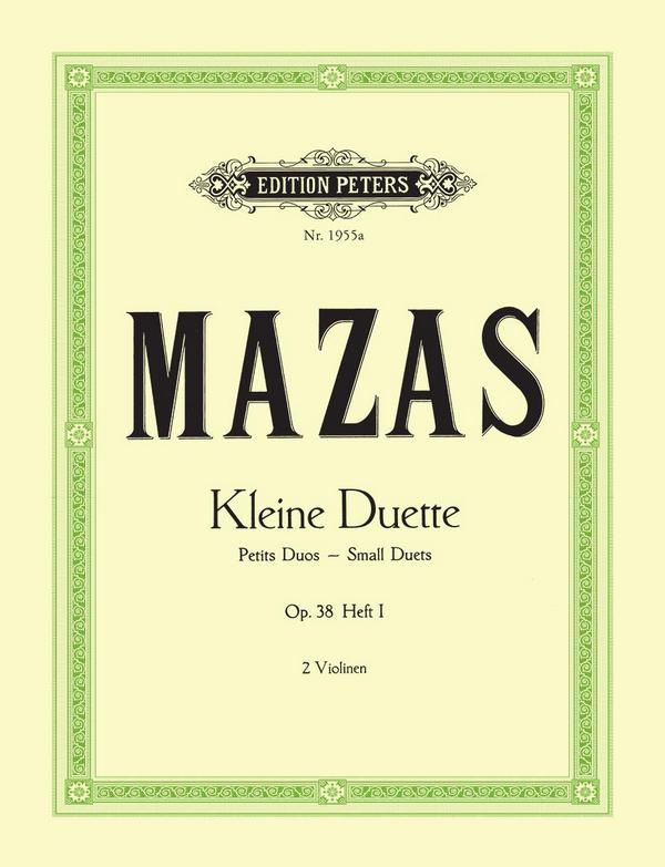 12 kleine Duette op.38 Band 1