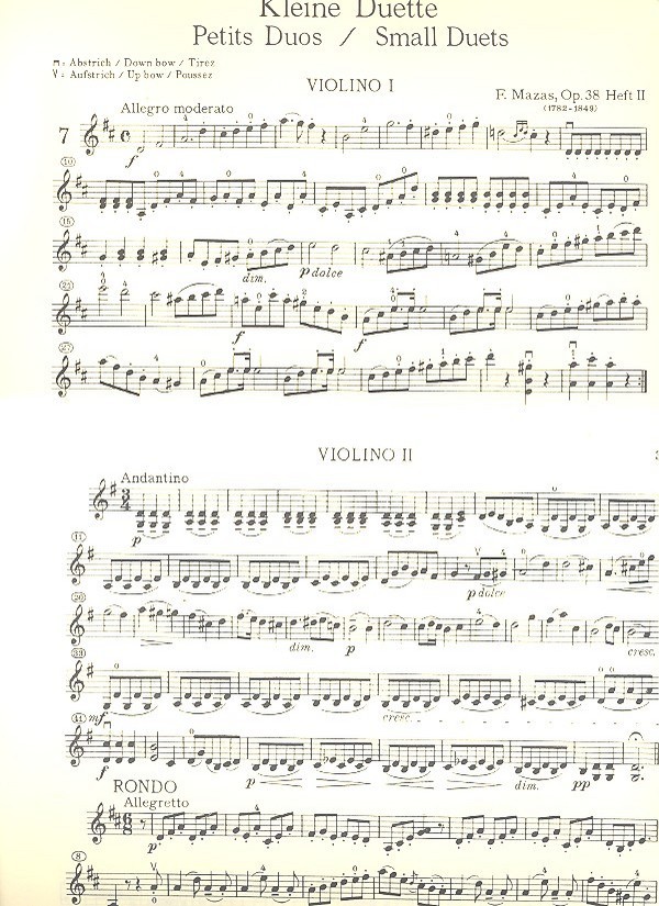 12 kleine Duette op.38 Band 2