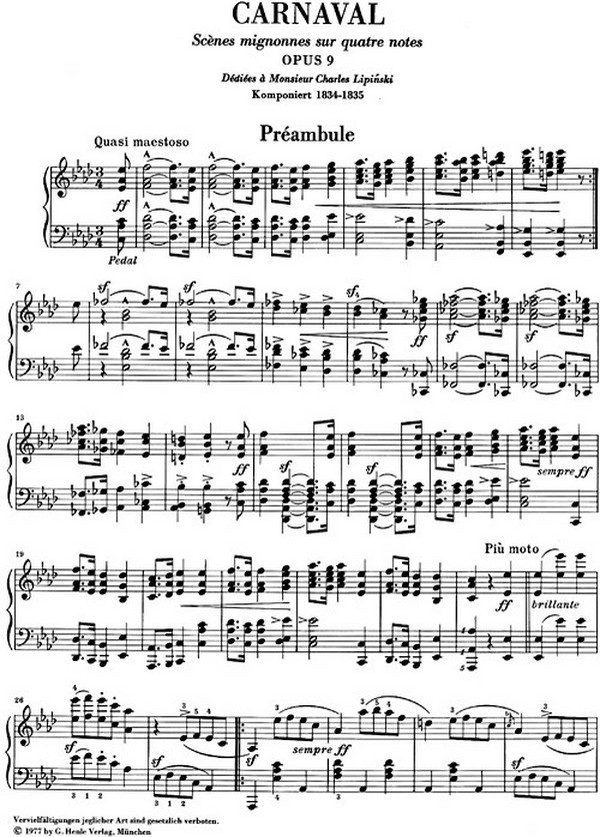 Carnaval op.9