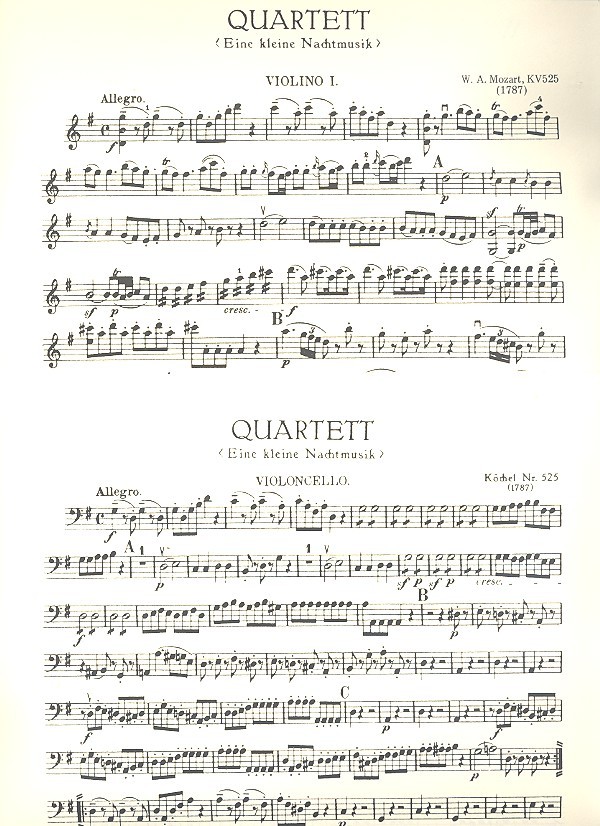 Eine kleine Nachtmusik KV525 Serenade