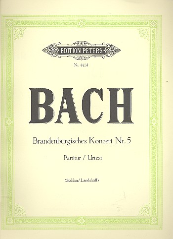 Brandenburgisches Konzert Nr.5 D-Dur BWV1050