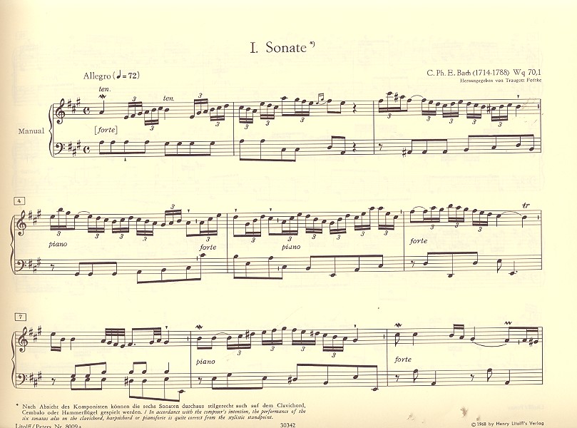Orgelwerke Band 1 6 Sonaten