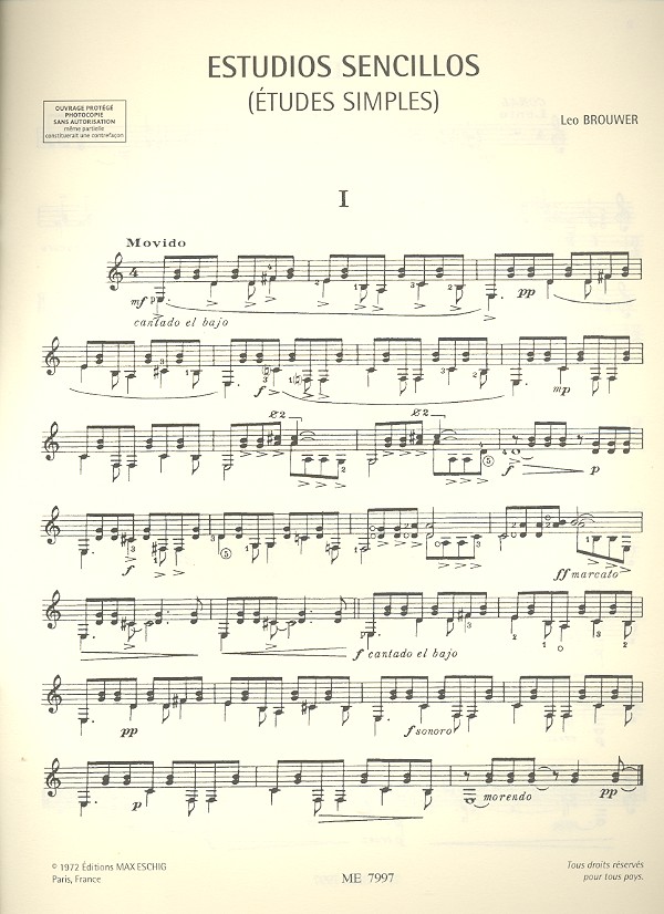 Etudes simples vol.1 (nos.1-5)