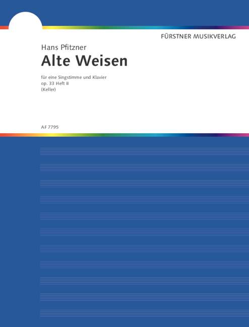 Alte Weisen op. 33 Band 2 - 8 Gedichte