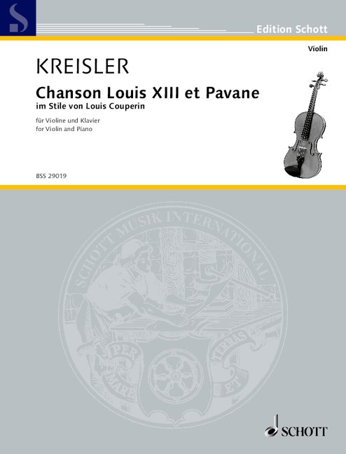 Chanson Louis XIII. et Pavane Nr. 1