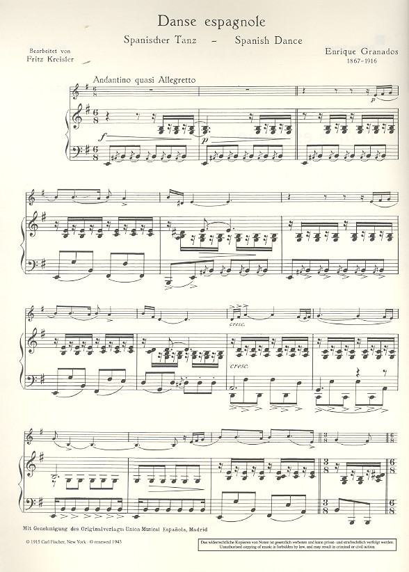 Danse espagnole Nr. 8